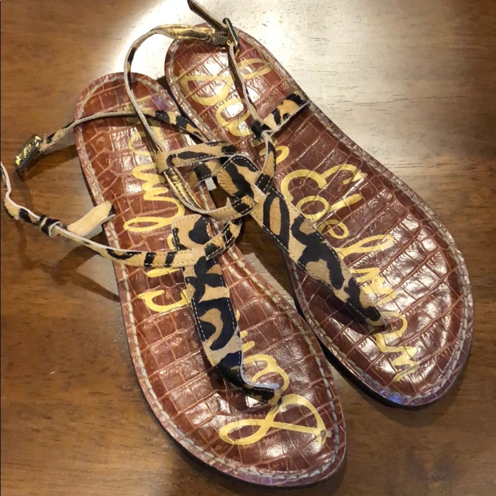 Sam Edelman cheetah sandals